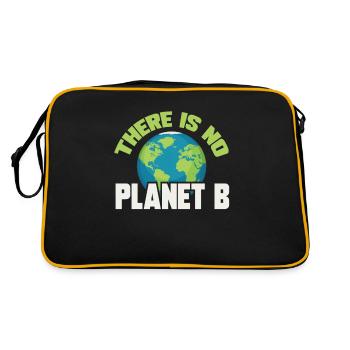 Changement climatique Protection du climat - Sac Retro - noir/or - Dos