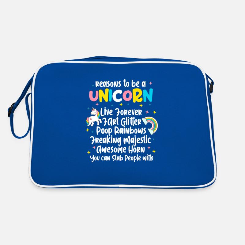 Einhorn Retro Tasche