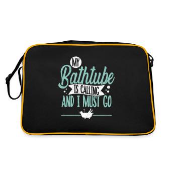 bain - Sac Retro - noir/or - Dos