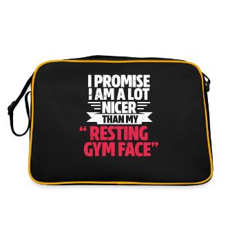 Gym - Retro Bag - black/gold - Back