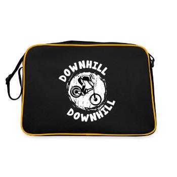 VTT Down Hill - Sac Retro - noir/or - Dos