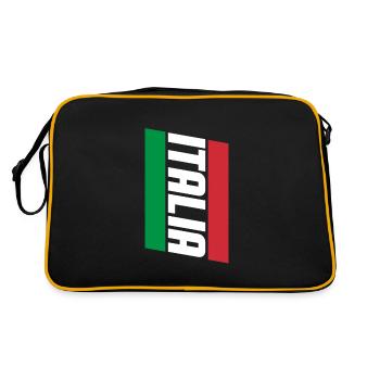 Italy - Retro Bag - black/gold - Back