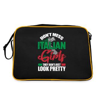 Italian - Retro Bag - black/gold - Back