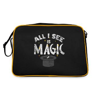 Magic magician - Retro Bag - black/gold - Back