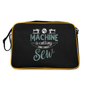 Sewing sewing machine - Retro Bag - black/gold - Back