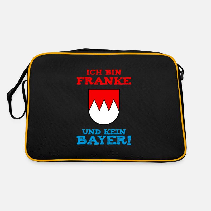 Franke Und Kein Bayer! Retro Tasche