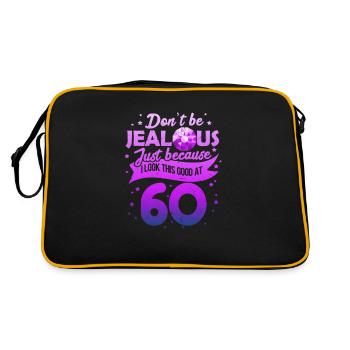 60e anniversaire - Sac Retro - noir/or - Dos
