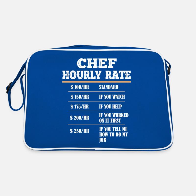 Chef Cooking Chef Chef Chef Chef Küche Retro Bag