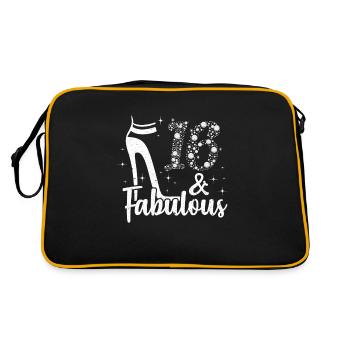 16th birthday 16 years birthday gift - Retro Bag - black/gold - Back