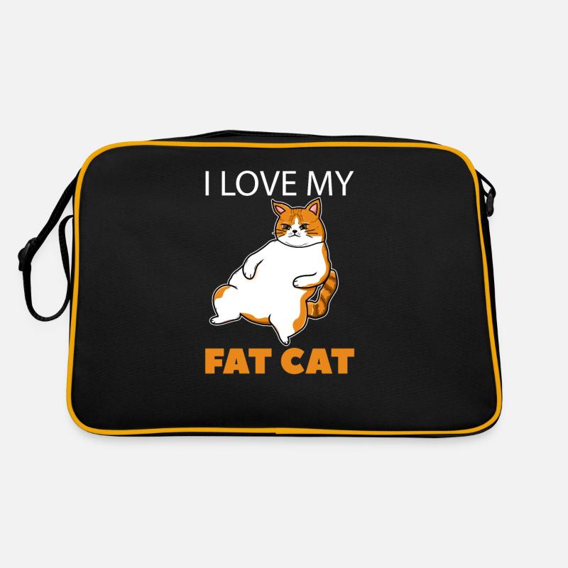 Amant de chat gros chat Sac Retro