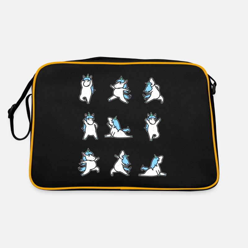 Unicorn dance party Retro Bag