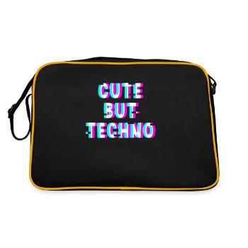 Techno - Retro Bag - black/gold - Back