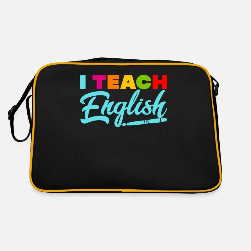 ESL Lehrer Englisch Lehrer Retro Tasche