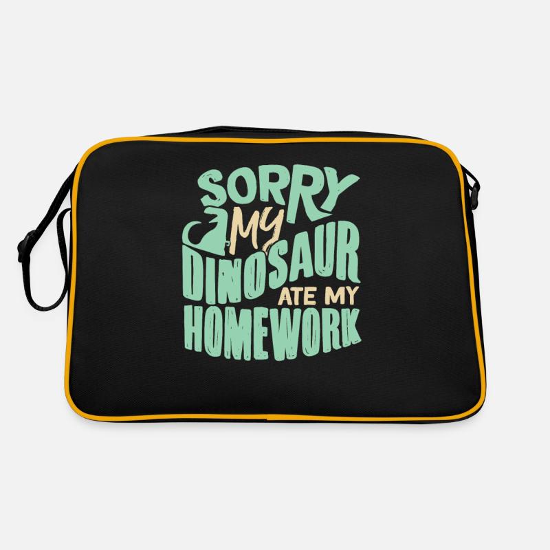 Dinosaurier Retro Tasche