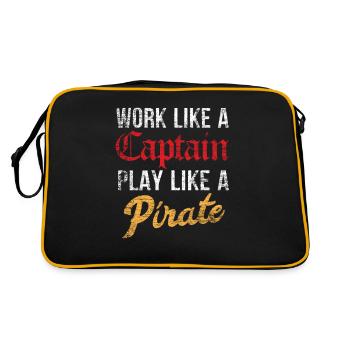 Pirat - Sac Retro - noir/or - Dos