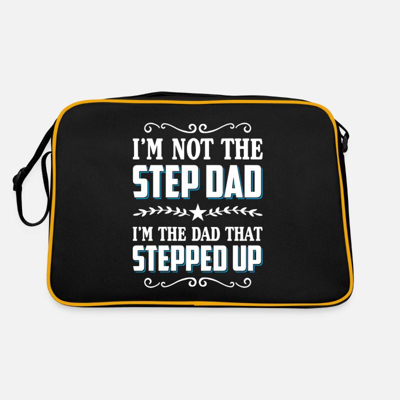 I'm Not The Step Dad I'm The Dad That Stepped Up Retro Bag