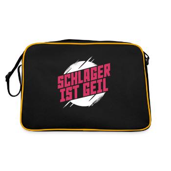 La chanson est géniale - Sac Retro - noir/or - Dos