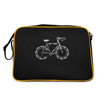 Racing bike - Retro Bag - black/gold - Back