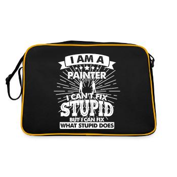 Painter Painter Paint Painter Painting Painter - Retro Bag - black/gold - Back