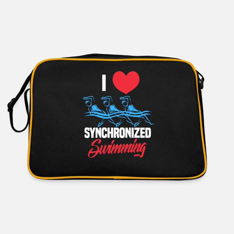 Synchronschwimmen Retro Tasche