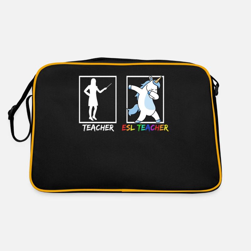 ESL Lehrer Englisch Lehrer Retro Tasche