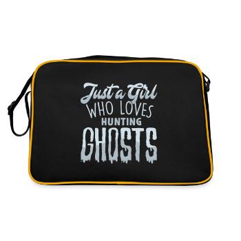 Geister - Retro Tasche - Schwarz/Gold - Hinten