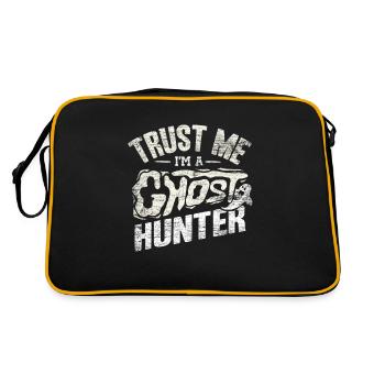 Geisterjäger - Retro Tasche - Schwarz/Gold - Hinten