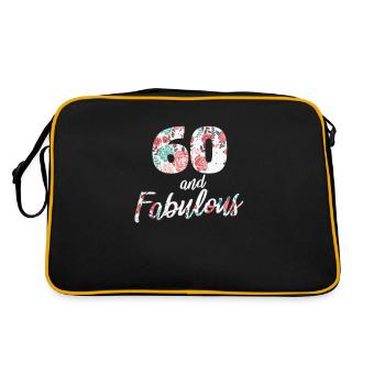 60e anniversaire - Sac Retro - noir/or - Dos