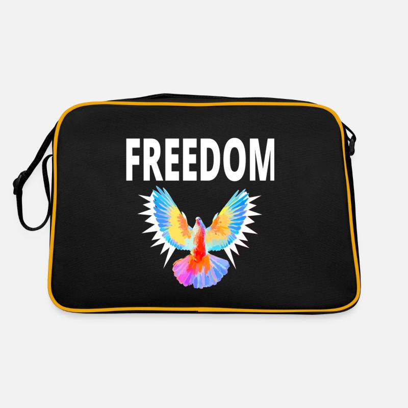 freedom Yog Freiheit George Geschenkidee Retro Tasche