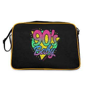 90s - Retro Bag - black/gold - Back