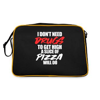 diabetes - Retro Bag - black/gold - Back