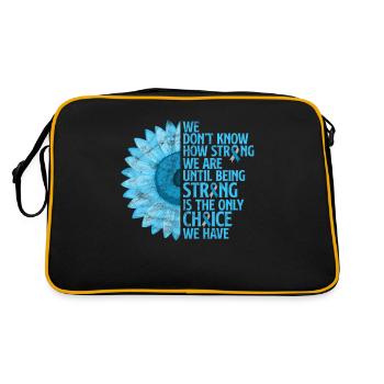 Diabetes - Retro Bag - black/gold - Back
