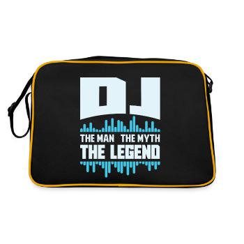 DJ - Retro Bag - black/gold - Back