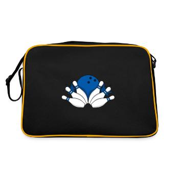Bowling quilles boule sports club sports de précision - Sac Retro - noir/or - Dos