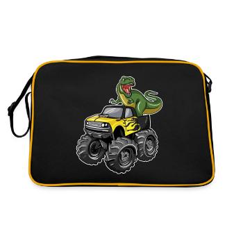 Monster Truck Dinosaur - Sac Retro - noir/or - Dos