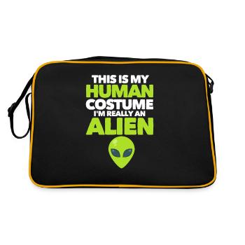Extraterrestre - Sac Retro - noir/or - Dos