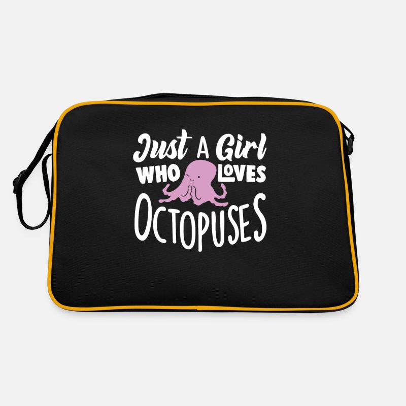 Oktopus Retro Tasche