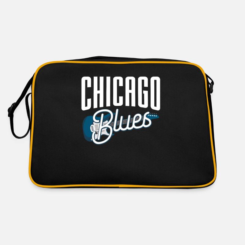 Blues guitar - Retro Bag - black/gold