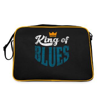 Blues - Retro Tasche - Schwarz/Gold - Hinten