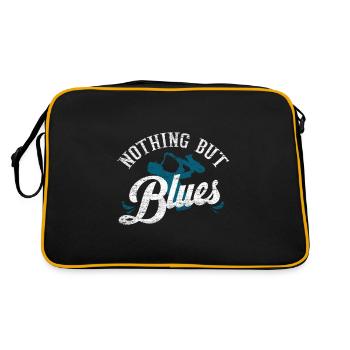 Blues - Retro Tasche - Schwarz/Gold - Hinten