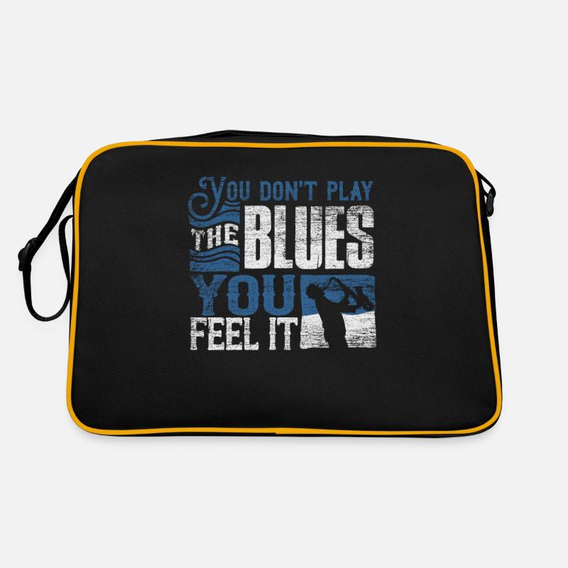 Blues - Sac Retro - noir/or