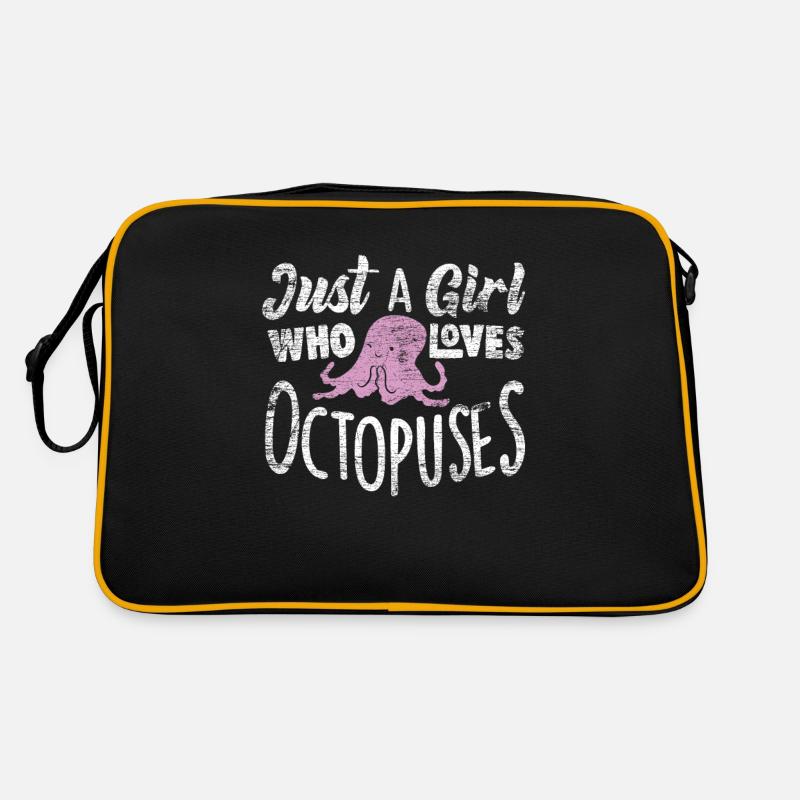 Oktopus Retro Tasche