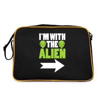 Extraterrestre - Sac Retro - noir/or - Dos
