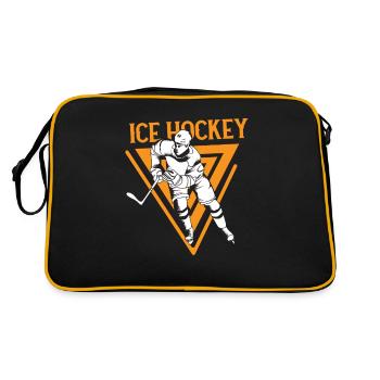 ICE HOCKEY - Retro Bag - black/gold - Back