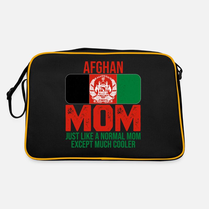 Afghan Mom Afghanistan Flagge Muttertags-T-Shirt Retro Tasche