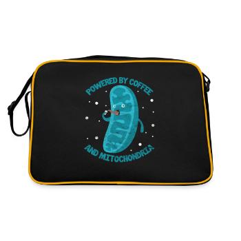 Biology coffee science chemistry laboratory gift - Retro Bag - black/gold - Back