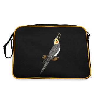 Calopsitte - Sac Retro - noir/or - Dos