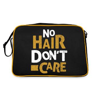 Bald bald man bald man gift - Retro Bag - black/gold - Back