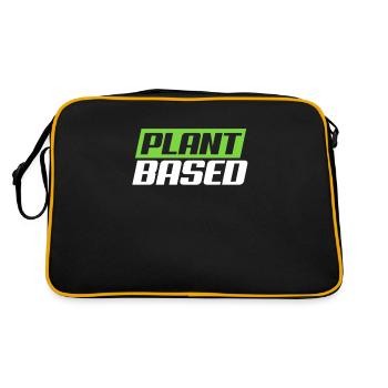 Fitness végétalien - Sac Retro - noir/or - Dos