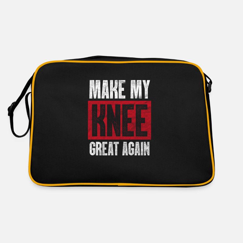 Knee op surgery injury surgery gift Retro Bag